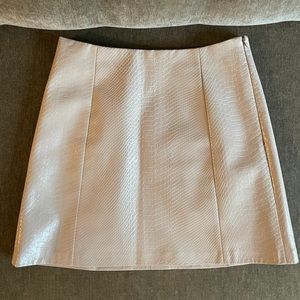 Aritzia Babaton snake print skirt